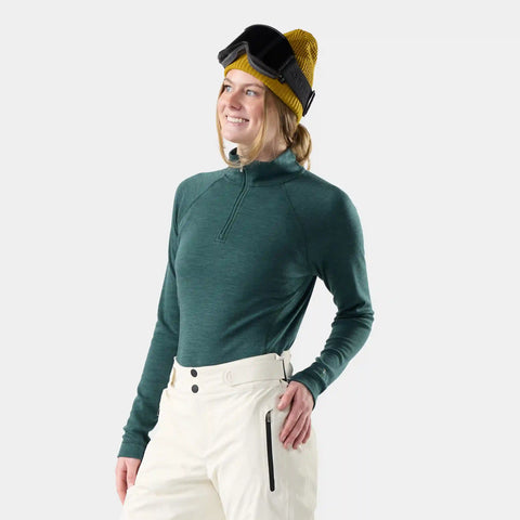Women's Classic Thermal Merino Base Layer 1/4 Zip