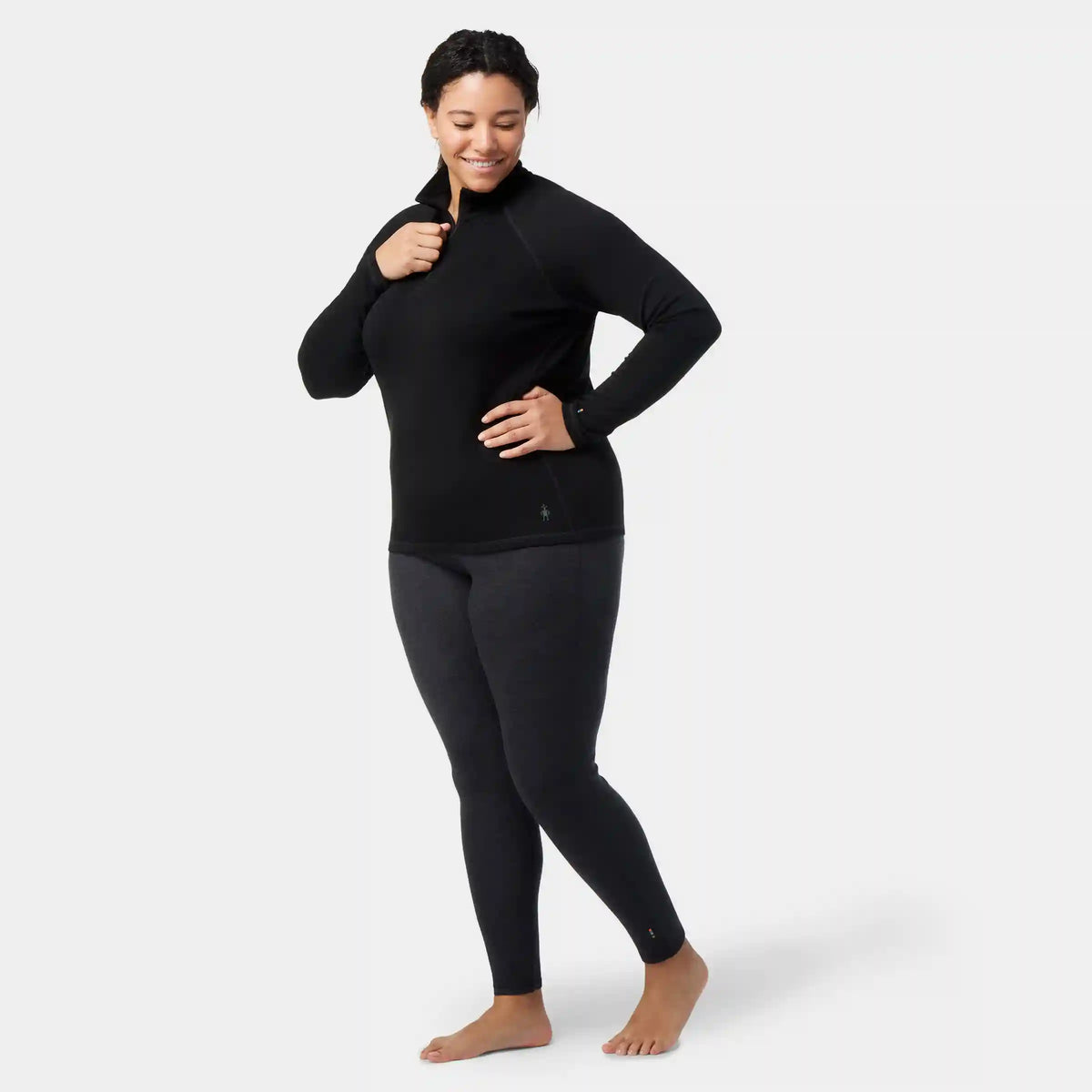 Women's Classic Thermal Merino Base Layer 1/4 Zip Plus
