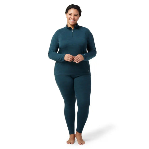 Women's Classic Thermal Merino Base Layer 1/4 Zip Plus