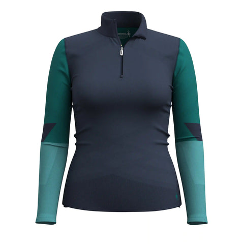 Women's Intraknit™ Thermal Merino Base Layer Colorblock 1/4 Zip