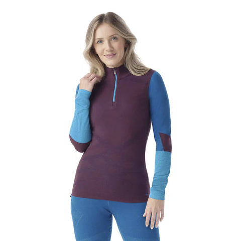 Women's Intraknit™ Thermal Merino Base Layer Colorblock 1/4 Zip