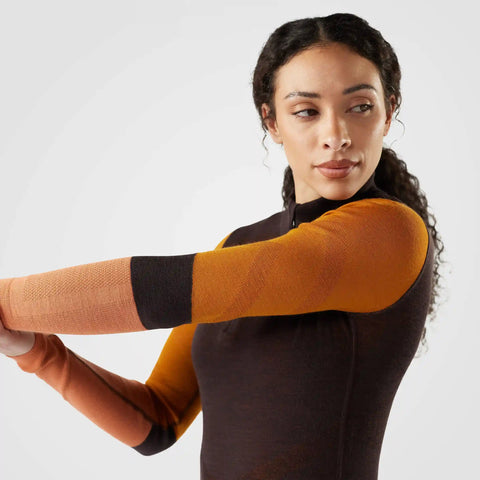Women's Intraknit™ Thermal Merino Base Layer Colorblock 1/4 Zip