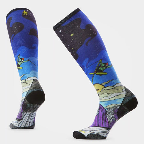 Women's Ski Galactic Ski Print OTC Socks?