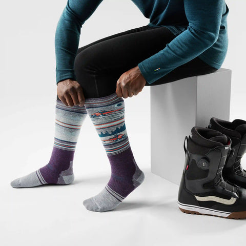 Snowboard Snowmobile Over The Calf Socks