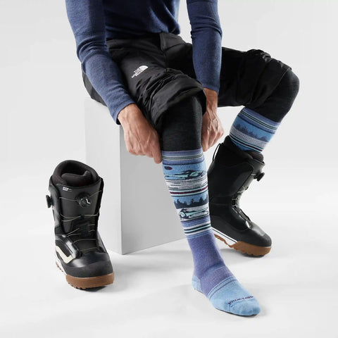 Snowboard Snowmobile Over The Calf Socks