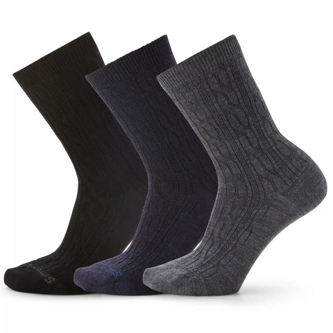 Everyday Cable Crew Socks Trio Gift Box