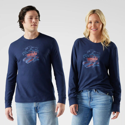 Snowcat Graphic Long Sleeve Graphic Tee