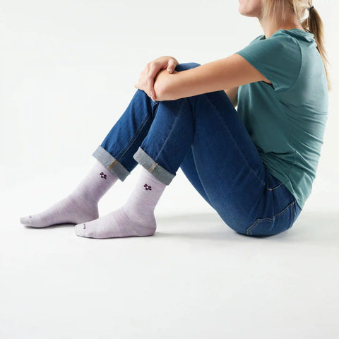 Women's Everyday Groovy Bloom Crew Socks