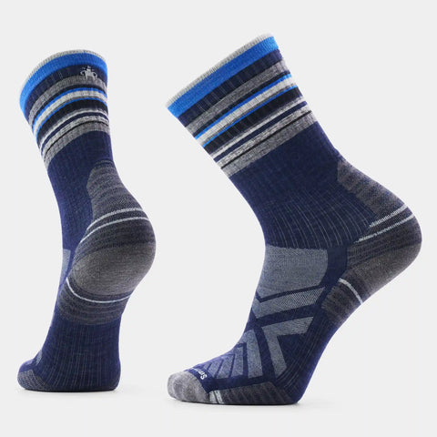 Hike Striped Crew Socks