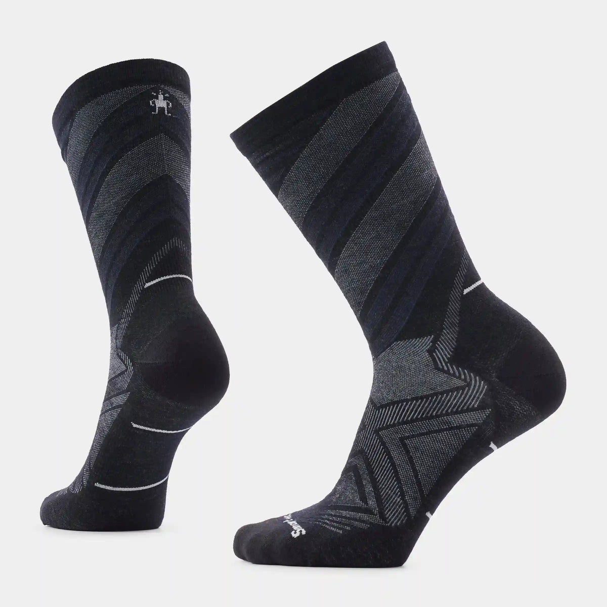 Run Pattern Crew Socks