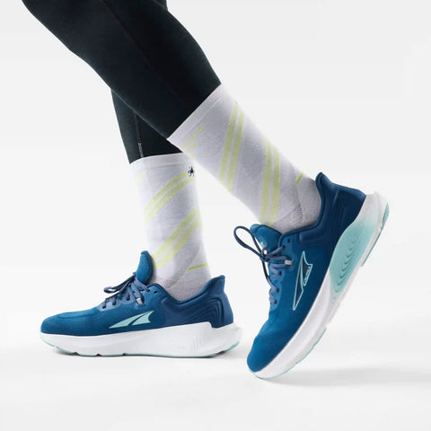 Run Pattern Crew Socks