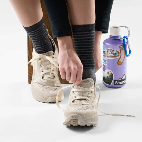 Women's Run Pattern Crew Socks