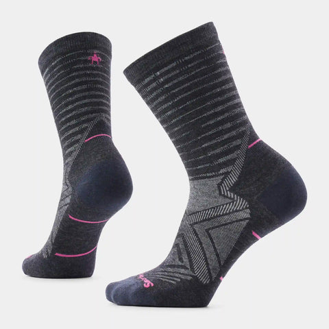 Women's Run Pattern Crew Socks