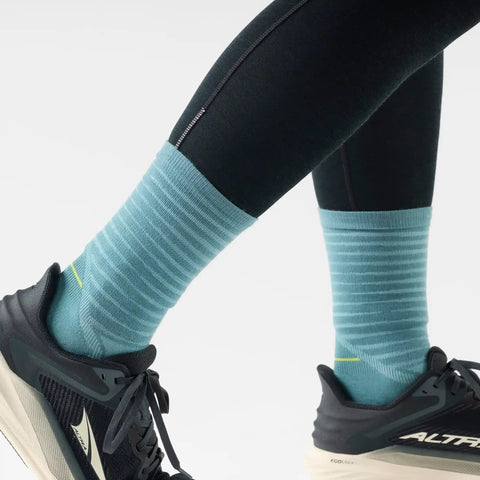 Women's Run Pattern Crew Socks