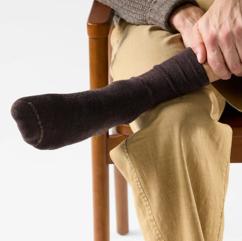 Everyday Solid Rib Crew Socks