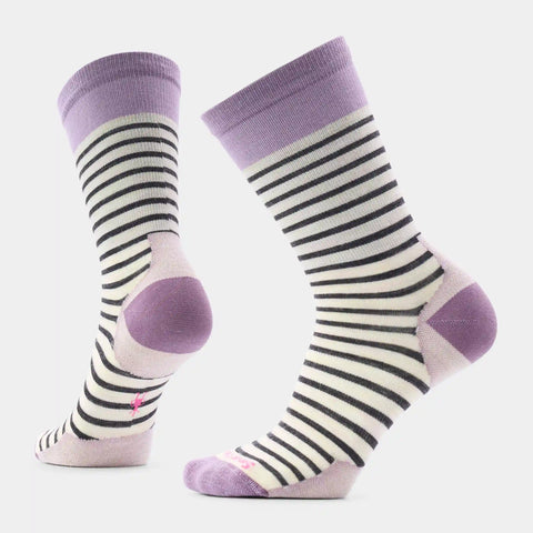 Women's Everyday Pin Stripe Crew Socks