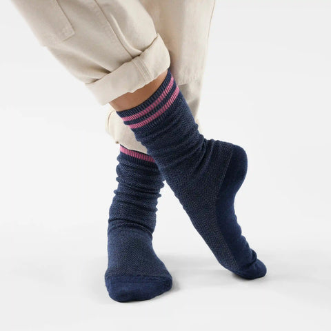 Women's Everyday Courtside Texture Tall Crew Socks