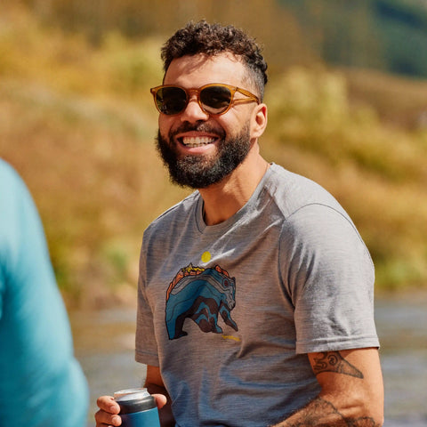 Men's Bear Strata Active Short Sleeve Graphic Tee