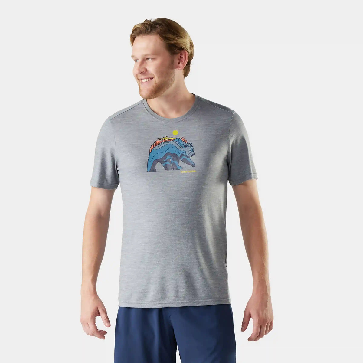 Men's Bear Strata Active Short Sleeve Graphic Tee