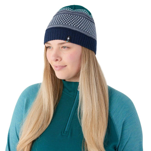 Popcorn Cable Reversible Beanie