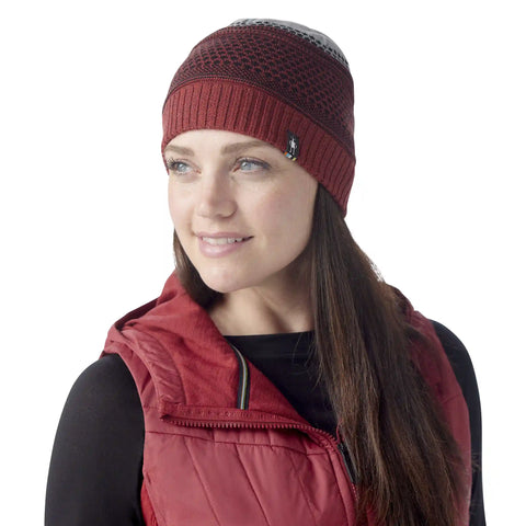 Popcorn Cable Reversible Beanie