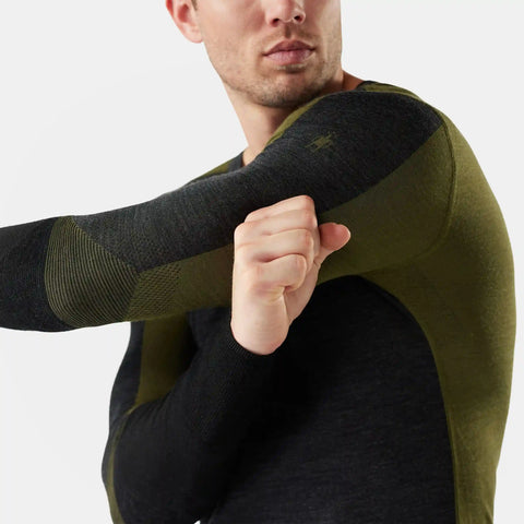 Men's Intraknit™ Thermal Merino Base Layer Colorblock Crew