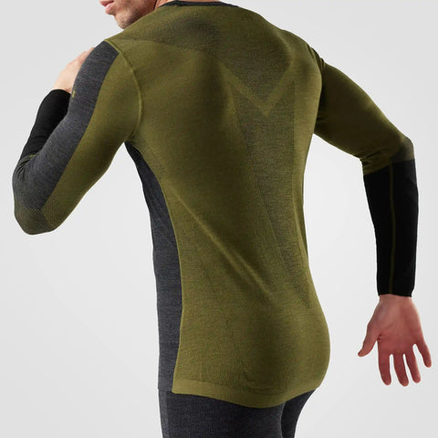 Men's Intraknit™ Thermal Merino Base Layer Colorblock Crew