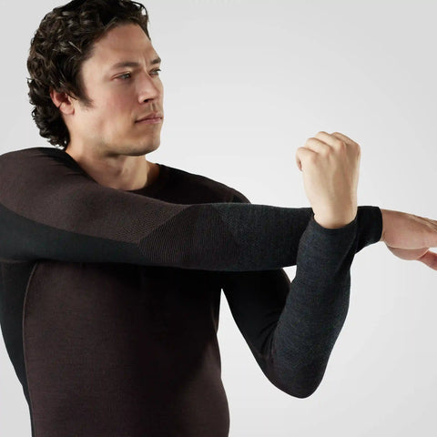 Men's Intraknit™ Thermal Merino Base Layer Colorblock Crew