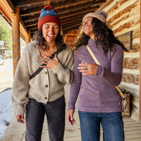 Women's Thermal Merino Rib Turtleneck