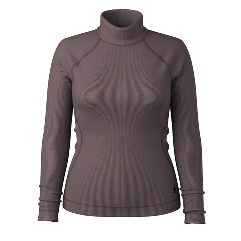 Women's Thermal Merino Rib Turtleneck