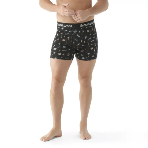 Men's Merino Print Boxer Brief