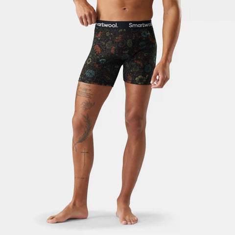 Men's Merino Print Boxer Brief