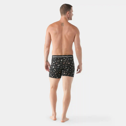 Men's Merino Print Boxer Brief