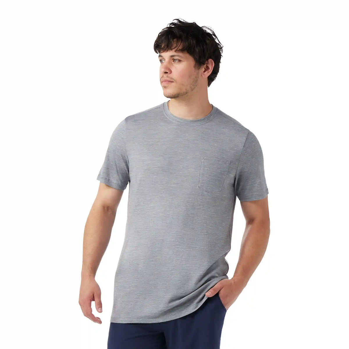 Men's Merino Hemp Blend Short Sleeve Pocket Tee