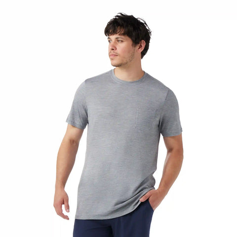 Men's Merino Hemp Blend Short Sleeve Pocket Tee