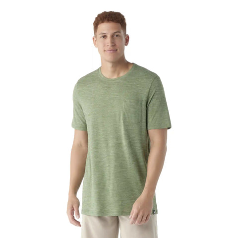 Men's Merino Hemp Blend Short Sleeve Pocket Tee