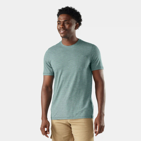 Men's Merino Hemp Blend Short Sleeve Pocket Tee